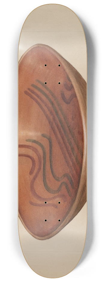 Agnes Karlin - Pie Plate 8.25 inch art skate deck