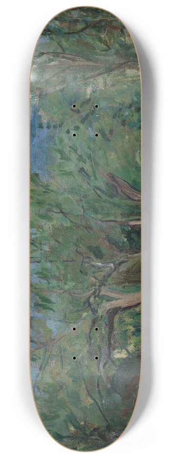 Agnes Mannheimer Heiberg - Old Apple Trees 8.25 inch art skate deck