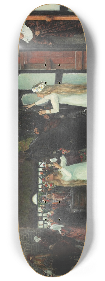 Agnes Slott-Mller - Ebbe Skammelsen In The Wedding Yard 8.25 inch art skate deck