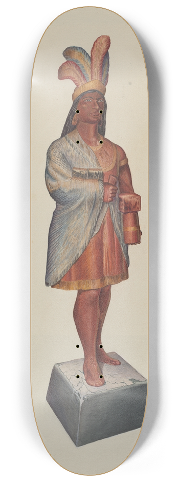 Albert Ryder - Cigar Store Indian 8.25 inch art skate deck