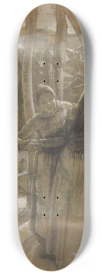 Albert Besnard - La Convalescente 8.25 inch art skate deck