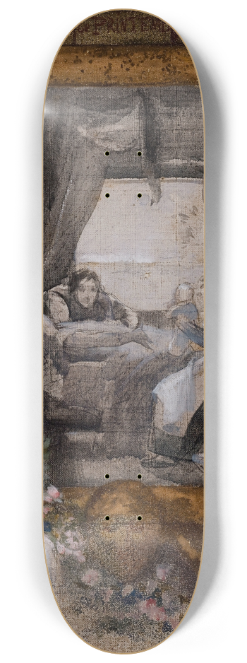 Albert Besnard - Le Printemps 8.25 inch art skate deck