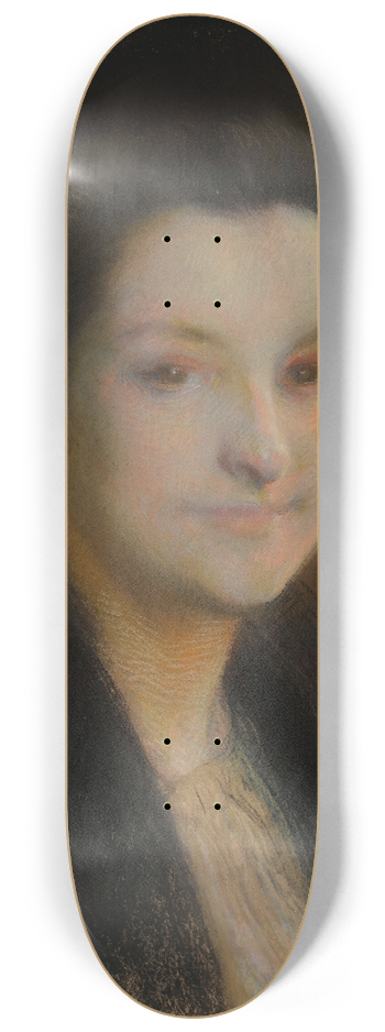 Albert Besnard - Le silence 8.25 inch art skate deck