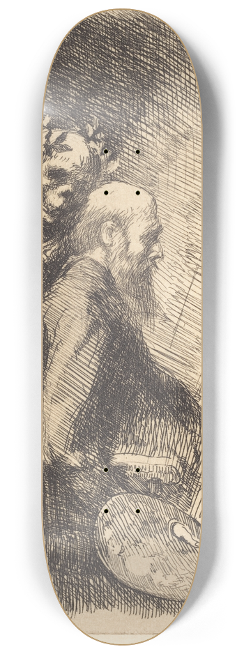 Albert Besnard - Too Demanding (Exigeante) 8.25 inch art skate deck