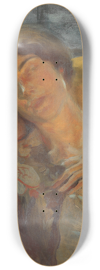 Albert Besnard - Womans Head 8.25 inch art skate deck