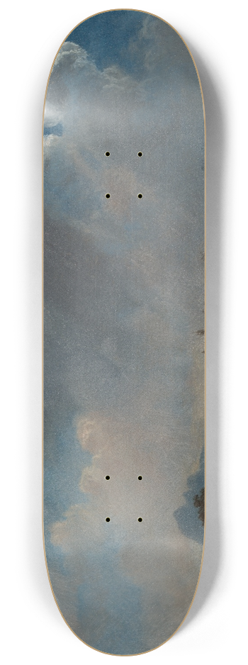 Albert Bierstadt - Fir Trees and Storm Clouds 8.25 inch art skate deck