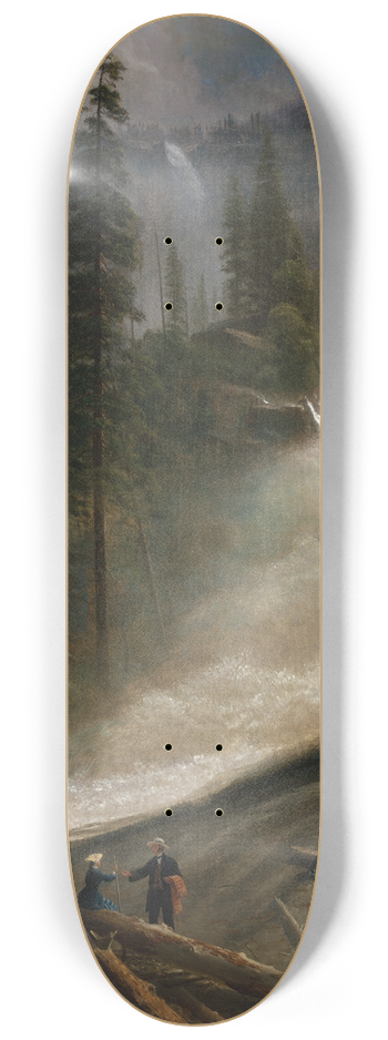 Albert Bierstadt - Nevada Falls, Yosemite 8.25 inch art skate deck