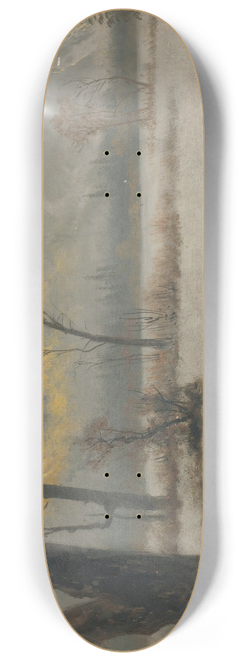 Albert Bierstadt - Winter Landscape 8.25 inch art skate deck