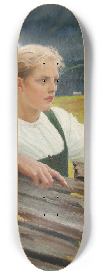 Albert Edelfelt - Solveig II 8.25 inch art skate deck