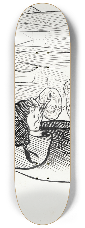 Albert Engstrm - Old Professor S 8.25 inch art skate deck