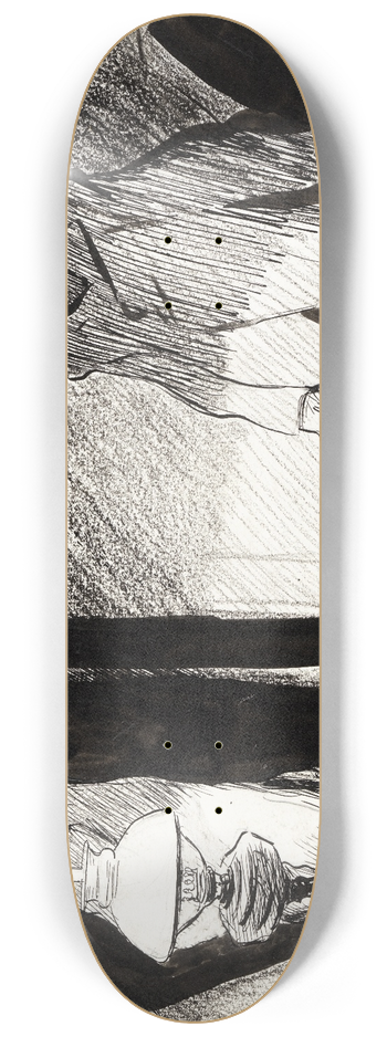 Albert Engstrm - Professor of Statistics 8.25 inch art skate deck