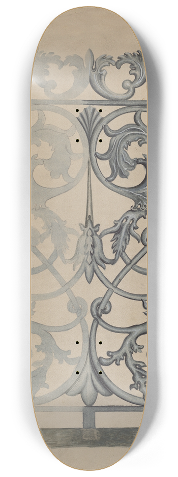 Albert Eyth - Iron Fence 8.25 inch art skate deck
