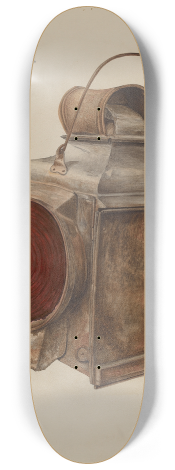 Albert Geuppert - Railway Lantern 8.25 inch art skate deck