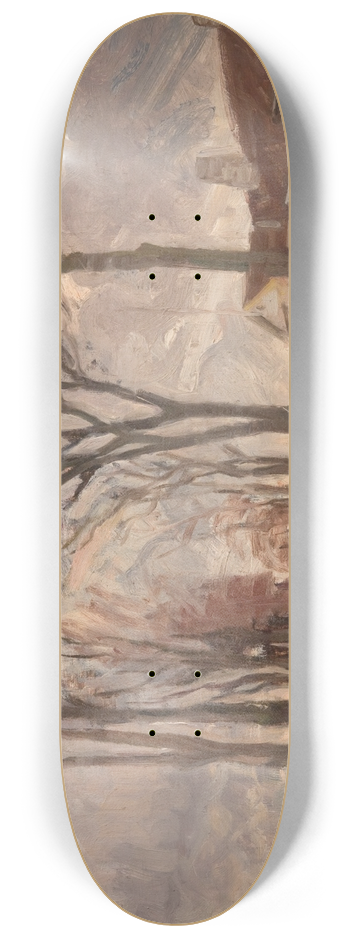 Albert Gottschalk - Lyngbyvejen ved Vintappergrden 8.25 inch art skate deck