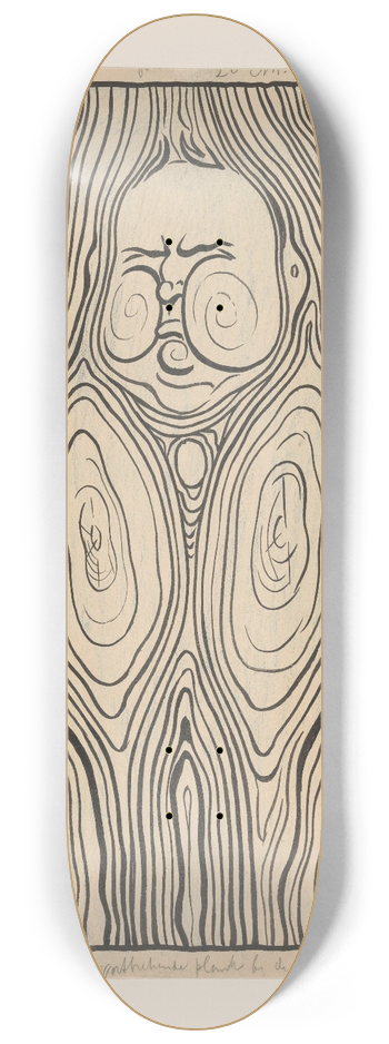 Albert Hahn - De ontbrekende plank 8.25 inch art skate deck