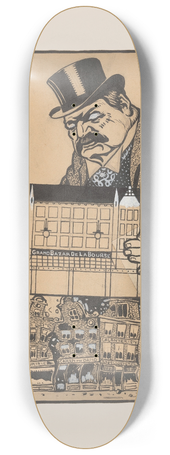 Albert Hahn - De Schnabel 8.25 inch art skate deck