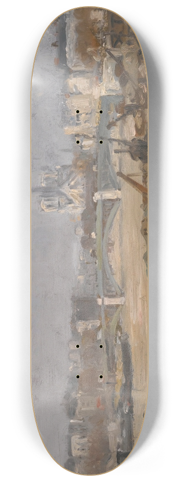 Albert Lebourg - Le Chevet De Notre Dame 8.25 inch art skate deck