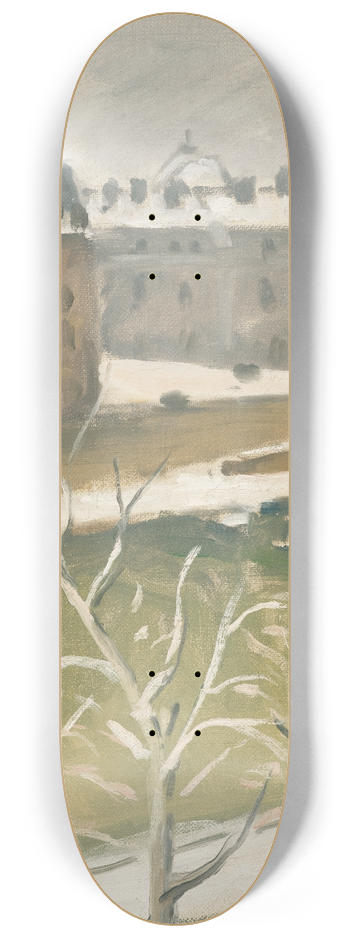 Albert Marquet - La Sainte-Chapelle sous la neige 8.25 inch art skate deck