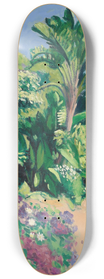 Albert Marquet - Le jardin fleuri 8.25 inch art skate deck