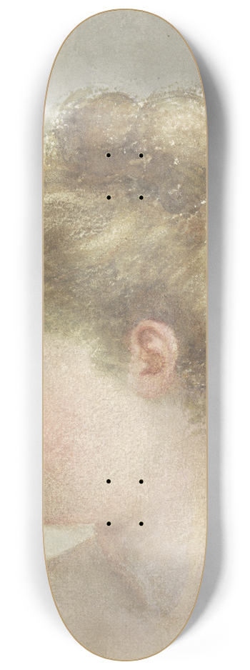 Albert Martin - Hoofd van een vrouw, en profil naar links 8.25 inch art skate deck