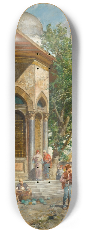 Alberto Pasini - By the Fountain 8.25 inch art skate deck