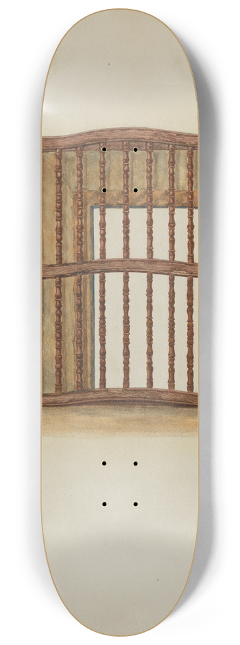 Albert Pratt - Wood Grille 8.25 inch art skate deck