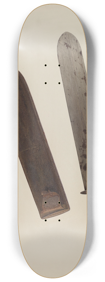 Albert Rudin - Knife and Sheath 8.25 inch art skate deck