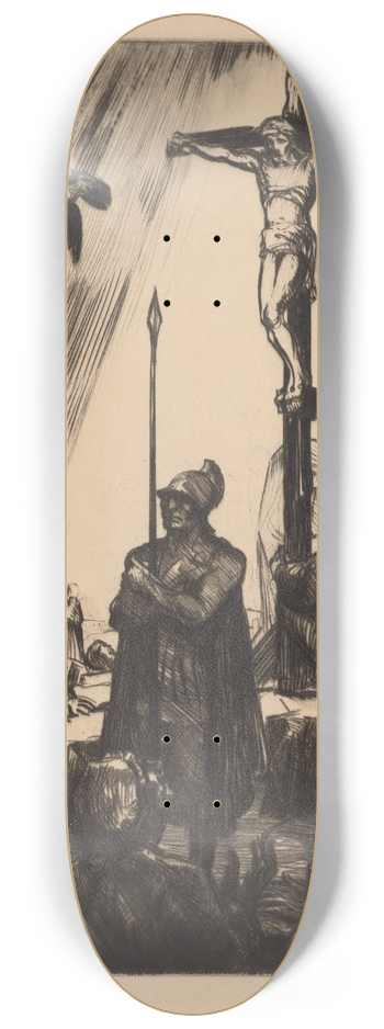 Albert Sterner - Crucifixion 8.25 inch art skate deck