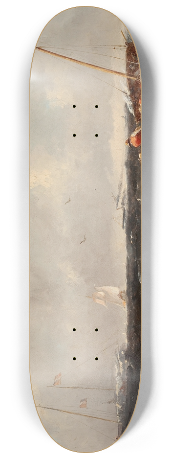 Albertus Van Beest - Hauling the Net 8.25 inch art skate deck