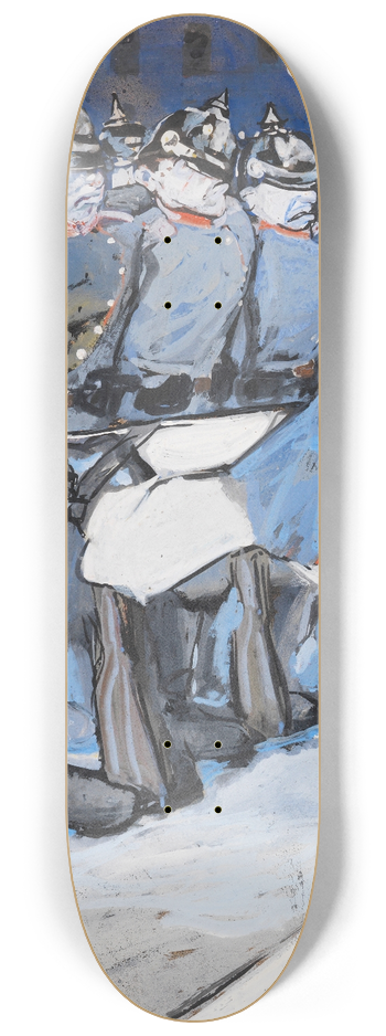 Albert Weisgerber - Ein Unheilstifter 8.25 inch art skate deck