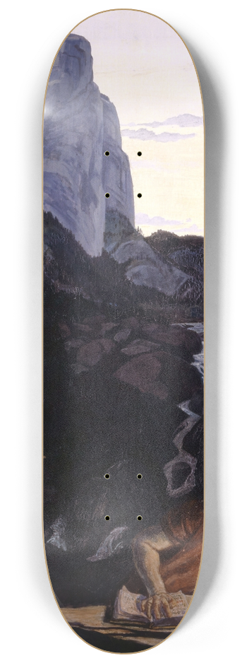 Albert Welti - The Three Hermits 8.25 inch art skate deck