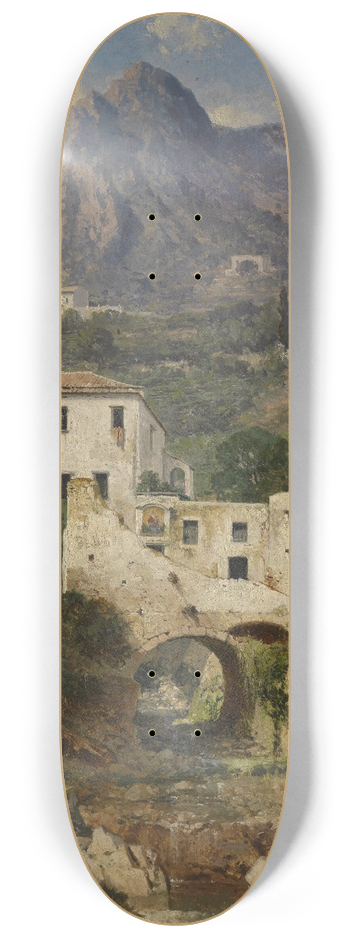 Albert Zimmermann - Mhltal bei Amalfi 8.25 inch art skate deck