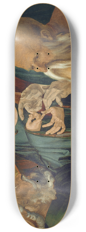 Albrecht Drer - Jesus among the Doctors 8.25 inch art skate deck