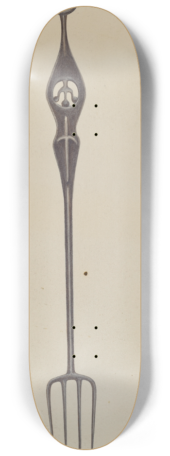 Frank Eiseman - Iron Fork 8.25 inch art skate deck