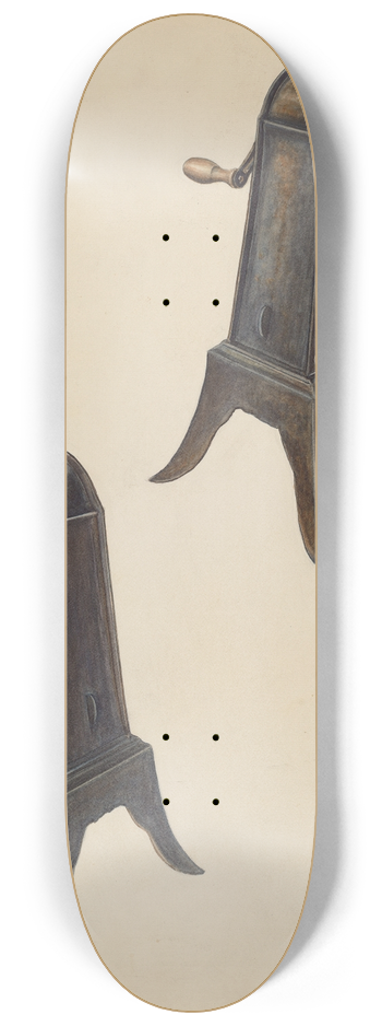 Al Curry - Clock Jack 8.25 inch art skate deck