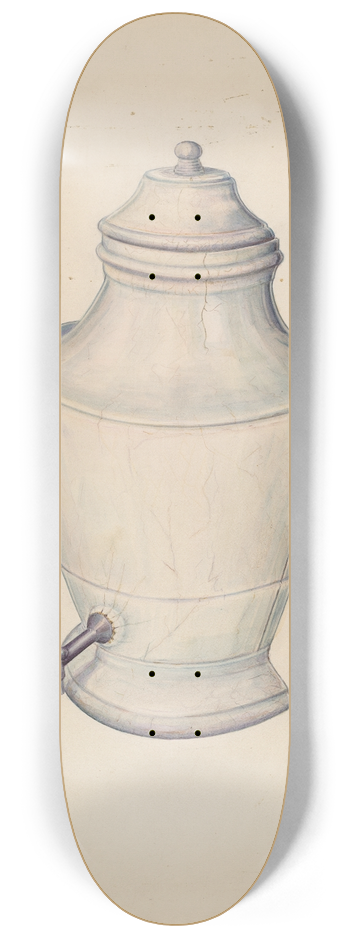 Al Curry - Porcelain Lavabo 8.25 inch art skate deck