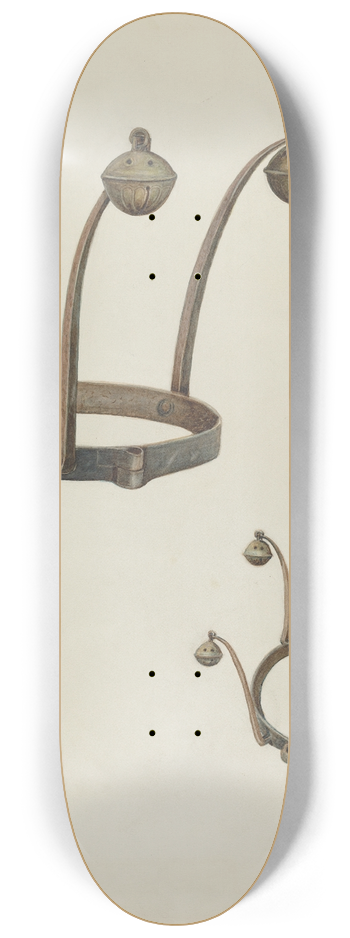Al Curry - Slave Collar 8.25 inch art skate deck