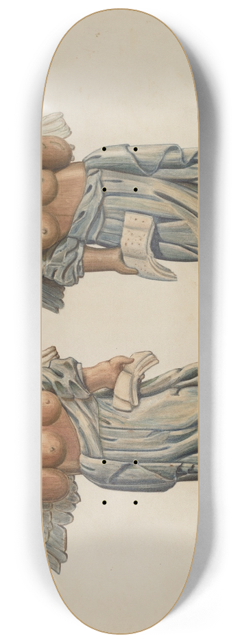 Al Curry - Two Angels 8.25 inch art skate deck