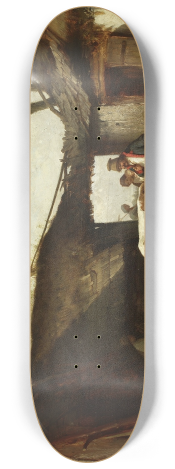Aleksander Kotsis - In the farmyard 8.25 inch art skate deck
