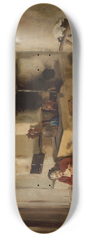 Aleksander Kotsis - Kitchen interior 8.25 inch art skate deck