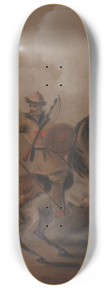 Aleksander Orowski - Circassian on a horse 8.25 inch art skate deck