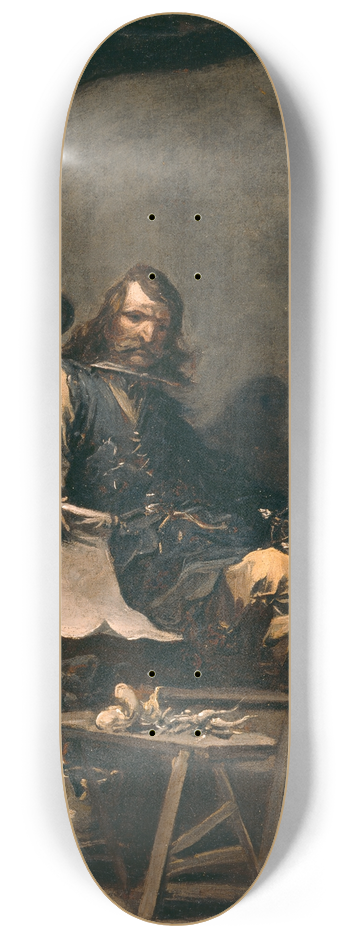 Alessandro Magnasco - Satire on a Nobleman in Misery 8.25 inch art skate deck