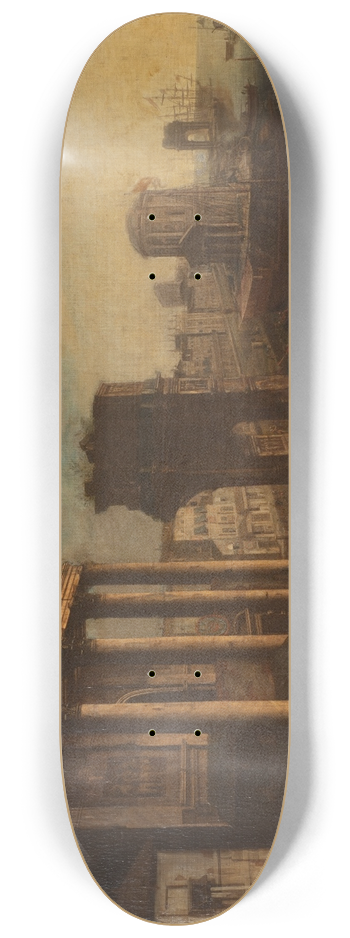 Alessandro Salucci - Harbour with Capriccio 8.25 inch art skate deck