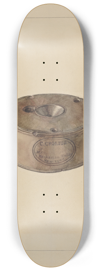 Frank Fumagalli - Inkwell 8.25 inch art skate deck