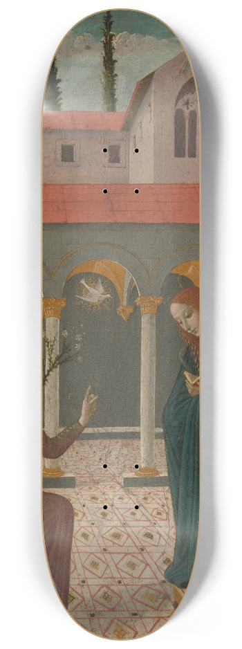 Alesso di Benozzo - The Annunciation 8.25 inch art skate deck
