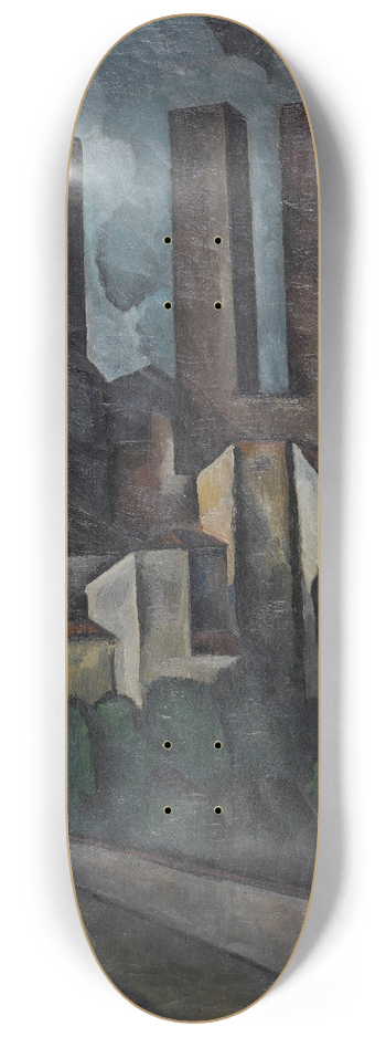 Alexander Kanoldt - San Gimignano 8.25 inch art skate deck