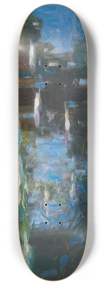 Alexander Koester - Teichblten  Altwasser bei Brixen 8.25 inch art skate deck