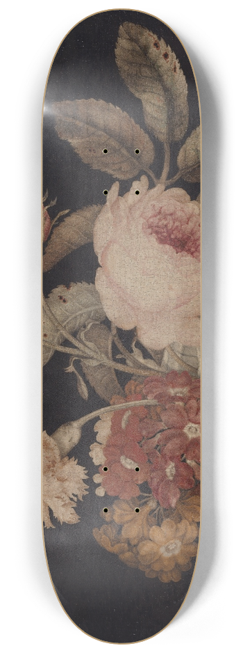 Alexander Marshal - Flowers in a Delft Jar 8.25 inch art skate deck