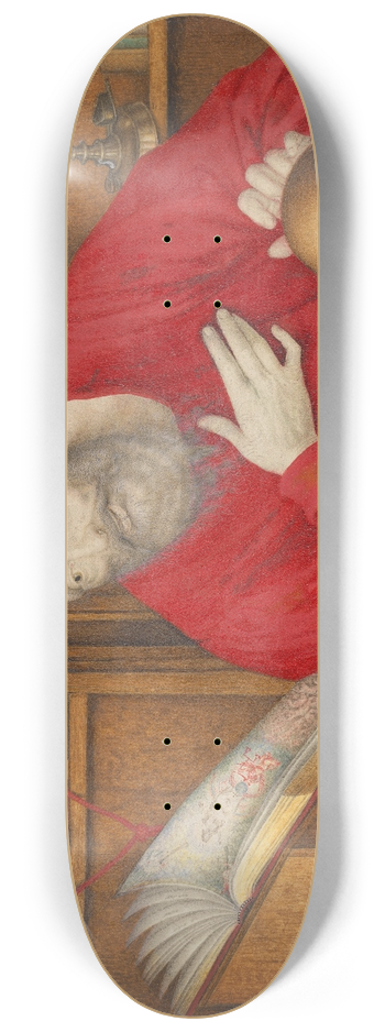 Alexander Marshal - St. Jerome in his Study 8.25 inch art skate deck