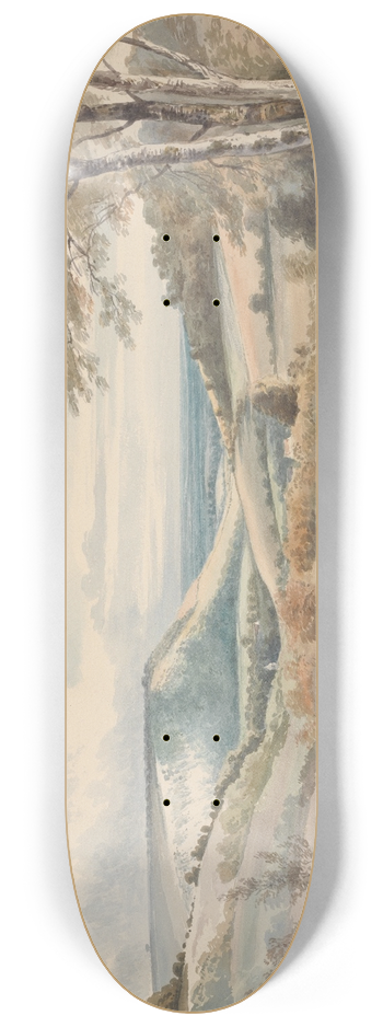 Alexander Monro - Boxhill from West Humble Lane 8.25 inch art skate deck